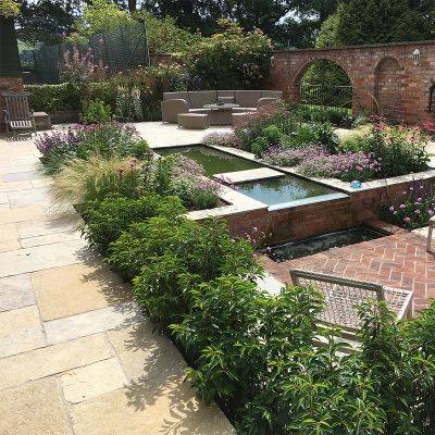 Hand Cut Honey Cathedral Limestone Paving