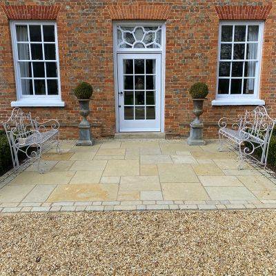 Lamb House Limestone Paving 