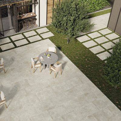 Classic Priory Porcelain Paving - Bone