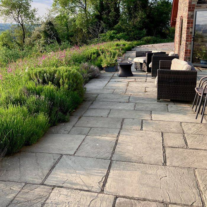 Garden flagstones discount