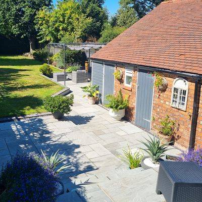 Kandla Grey Sandstone Paving