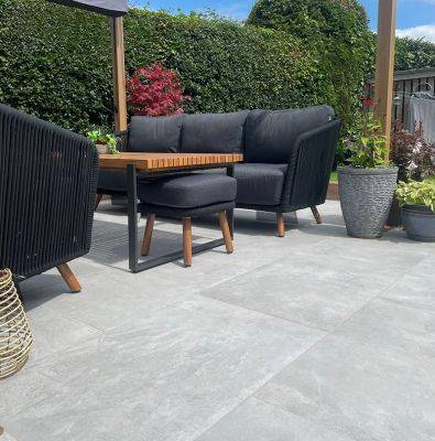 Classic Priory Porcelain Paving - Grey