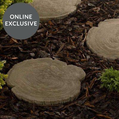 Gardenstone Log Stepping Stone