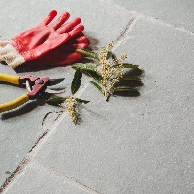 Antique Azzura Limestone Flagstones